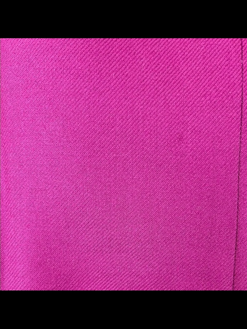 80s Vintage Fuchsia Magenta Wool Twill Blazer Jacket Joan Leslie - Picture 4 of 5